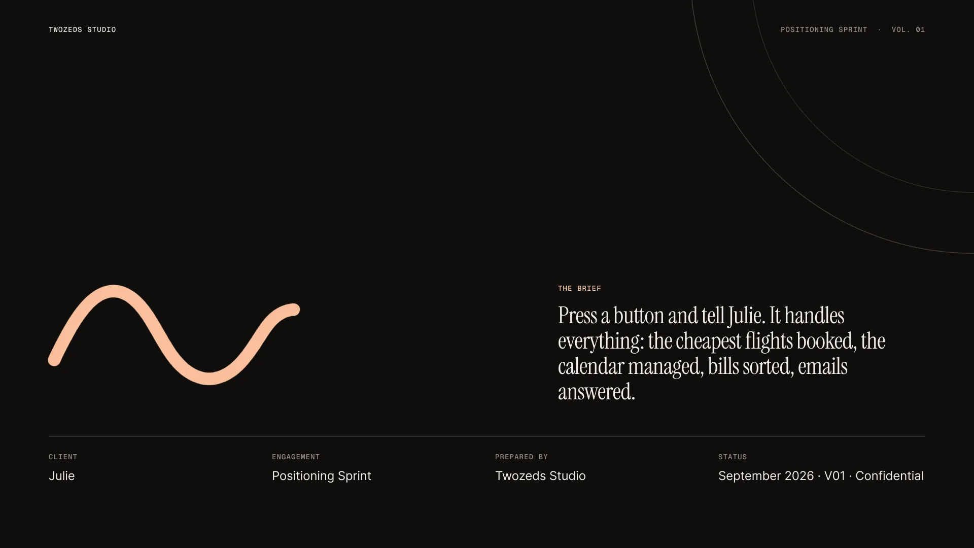 Julie brand identity